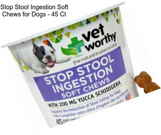 Stop Stool Ingestion Soft Chews for Dogs - 45 Ct