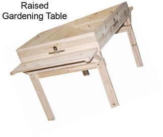 Raised Gardening Table