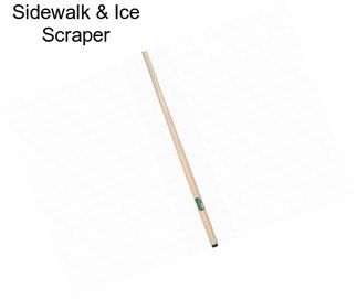 Sidewalk & Ice Scraper