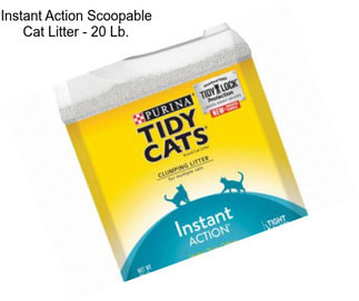 Instant Action Scoopable Cat Litter - 20 Lb.