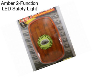 Amber 2-Function LED Safety Light