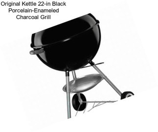 Original Kettle 22-in Black Porcelain-Enameled Charcoal Grill