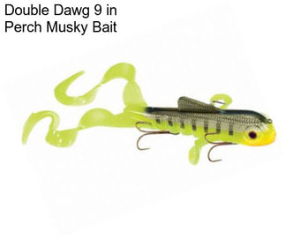 Double Dawg 9 in Perch Musky Bait