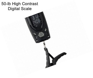 50-lb High Contrast Digital Scale