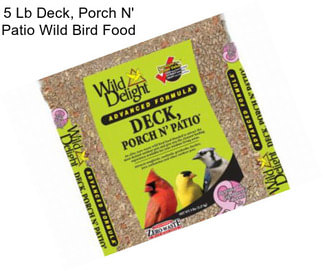 5 Lb Deck, Porch N\' Patio Wild Bird Food
