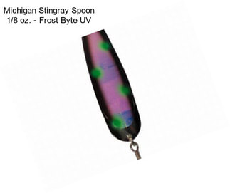 Michigan Stingray Spoon 1/8 oz. - Frost Byte UV