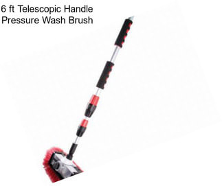 6 ft Telescopic Handle Pressure Wash Brush