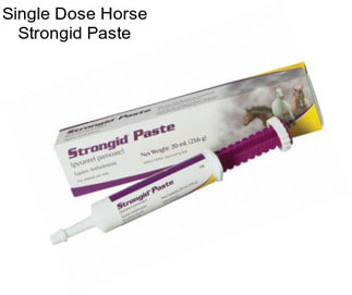 Single Dose Horse Strongid Paste