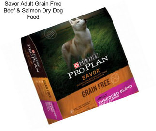Savor Adult Grain Free Beef & Salmon Dry Dog Food