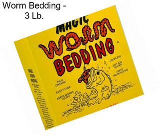 Worm Bedding - 3 Lb.