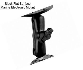 Black Flat Surface Marine Electronic Mount