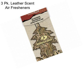 3 Pk. Leather Scent Air Fresheners