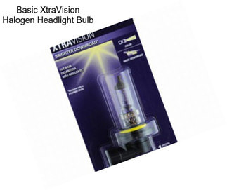 Basic XtraVision Halogen Headlight Bulb