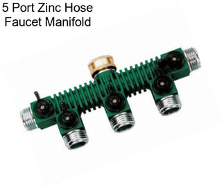 5 Port Zinc Hose Faucet Manifold