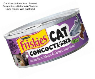 Cat Concoctions Adult Pate w/ Scrumptious Salmon & Chicken Liver Dinner Wet Cat Food