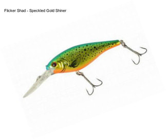 Flicker Shad - Speckled Gold Shiner