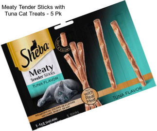 Meaty Tender Sticks with Tuna Cat Treats - 5 Pk