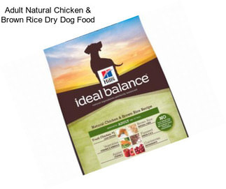 Adult Natural Chicken & Brown Rice Dry Dog Food