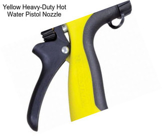 Yellow Heavy-Duty Hot Water Pistol Nozzle