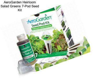 AeroGarden Heirloom Salad Greens 7-Pod Seed Kit