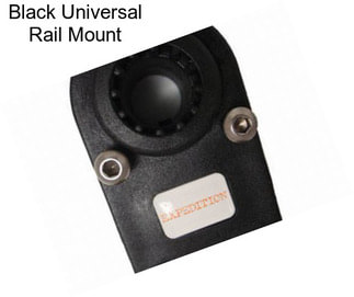 Black Universal Rail Mount
