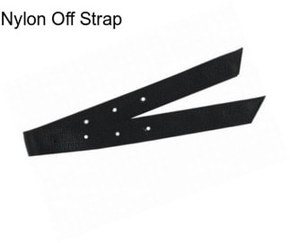 Nylon Off Strap