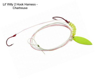 Lil\' Willy 2 Hook Harness - Chartreuse
