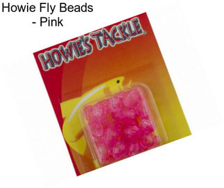 Howie Fly Beads - Pink