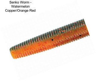 Senko Worm - Watermelon Copper/Orange Red