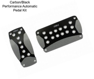 Carbon/Black Performance Automatic Pedal Kit