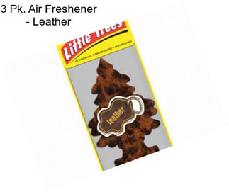 3 Pk. Air Freshener - Leather