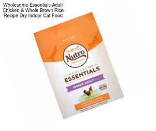 Wholesome Essentials Adult Chicken & Whole Brown Rice Recipe Dry Indoor Cat Food