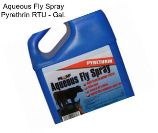 Aqueous Fly Spray Pyrethrin RTU - Gal.