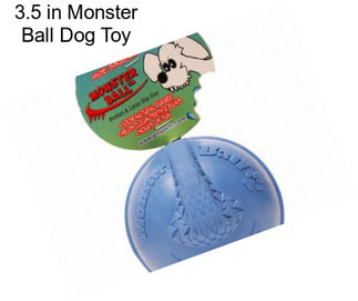3.5 in Monster Ball Dog Toy