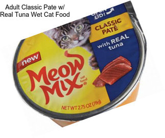 Adult Classic Pate w/ Real Tuna Wet Cat Food