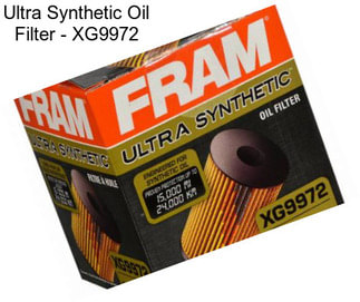 Ultra Synthetic Oil Filter - XG9972