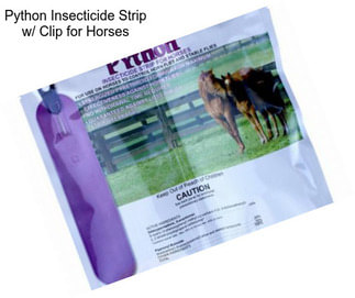 Python Insecticide Strip w/ Clip for Horses