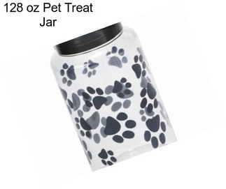 128 oz Pet Treat Jar