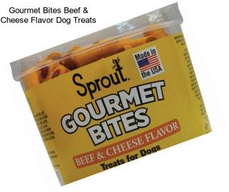 Gourmet Bites Beef & Cheese Flavor Dog Treats