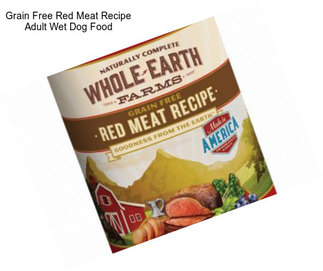 Grain Free Red Meat Recipe Adult Wet Dog Food