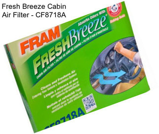 Fresh Breeze Cabin Air Filter - CF8718A