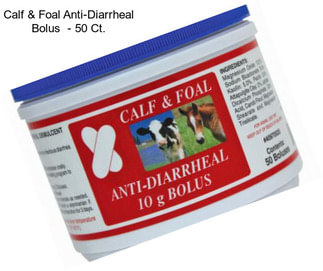Calf & Foal Anti-Diarrheal Bolus  - 50 Ct.