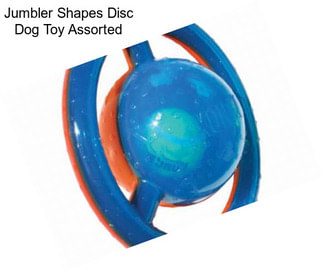 Jumbler Shapes Disc Dog Toy Assorted