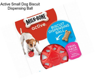 Active Small Dog Biscuit Dispensing Ball