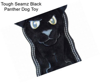 Tough Seamz Black Panther Dog Toy