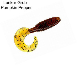 Lunker Grub - Pumpkin Pepper