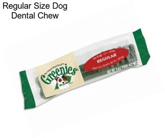 Regular Size Dog Dental Chew