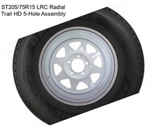 ST205/75R15 LRC Radial Trail HD 5-Hole Assembly