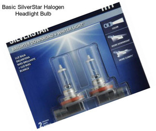 Basic SilverStar Halogen Headlight Bulb