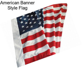 American Banner Style Flag